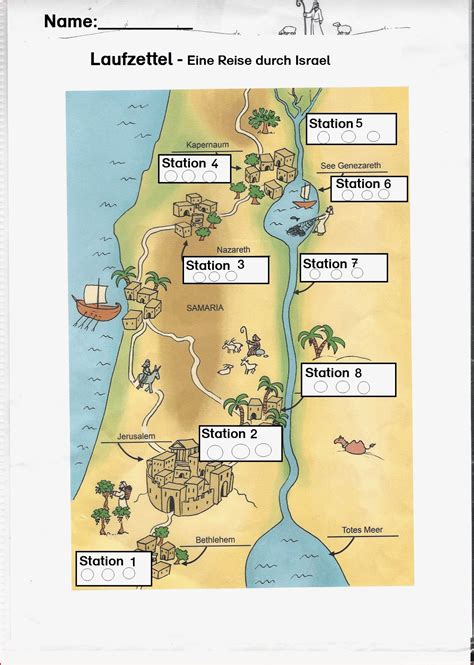 landkarte israel zur zeit jesus